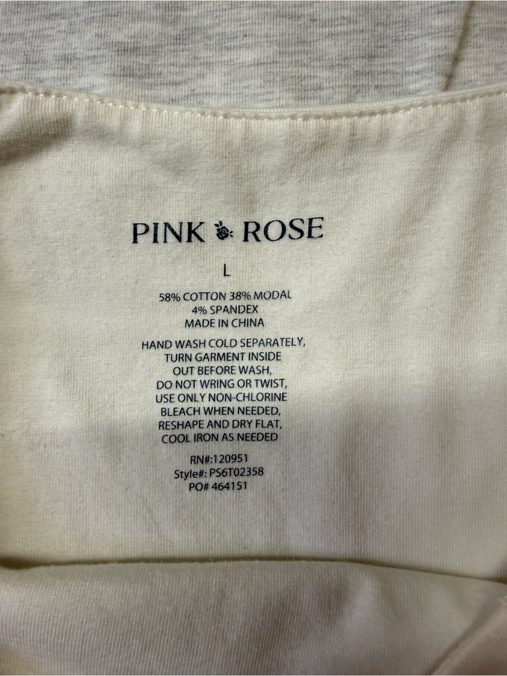 Pink Rose Women's Basic Tee Pack - White, Light Gray, Black - Picture 3 of 14